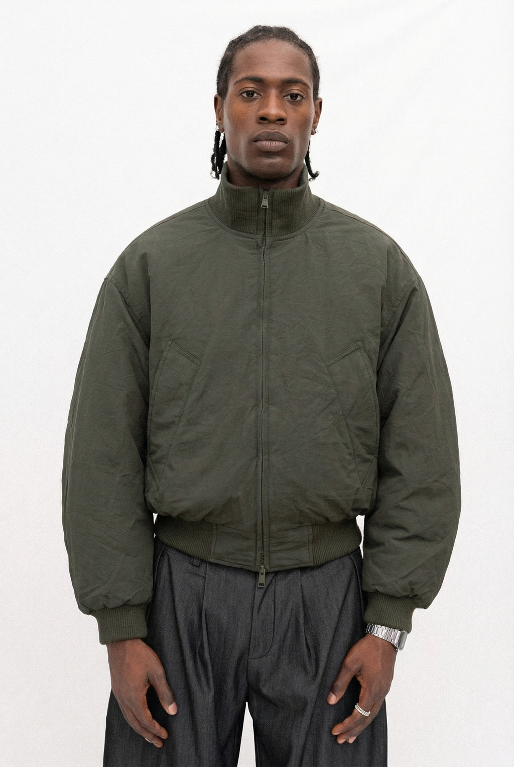 【Lサイズ】Beaulares PUFFY BOMBER JACKET ブラック PUFFY BOMBER JACKET – Beaulares