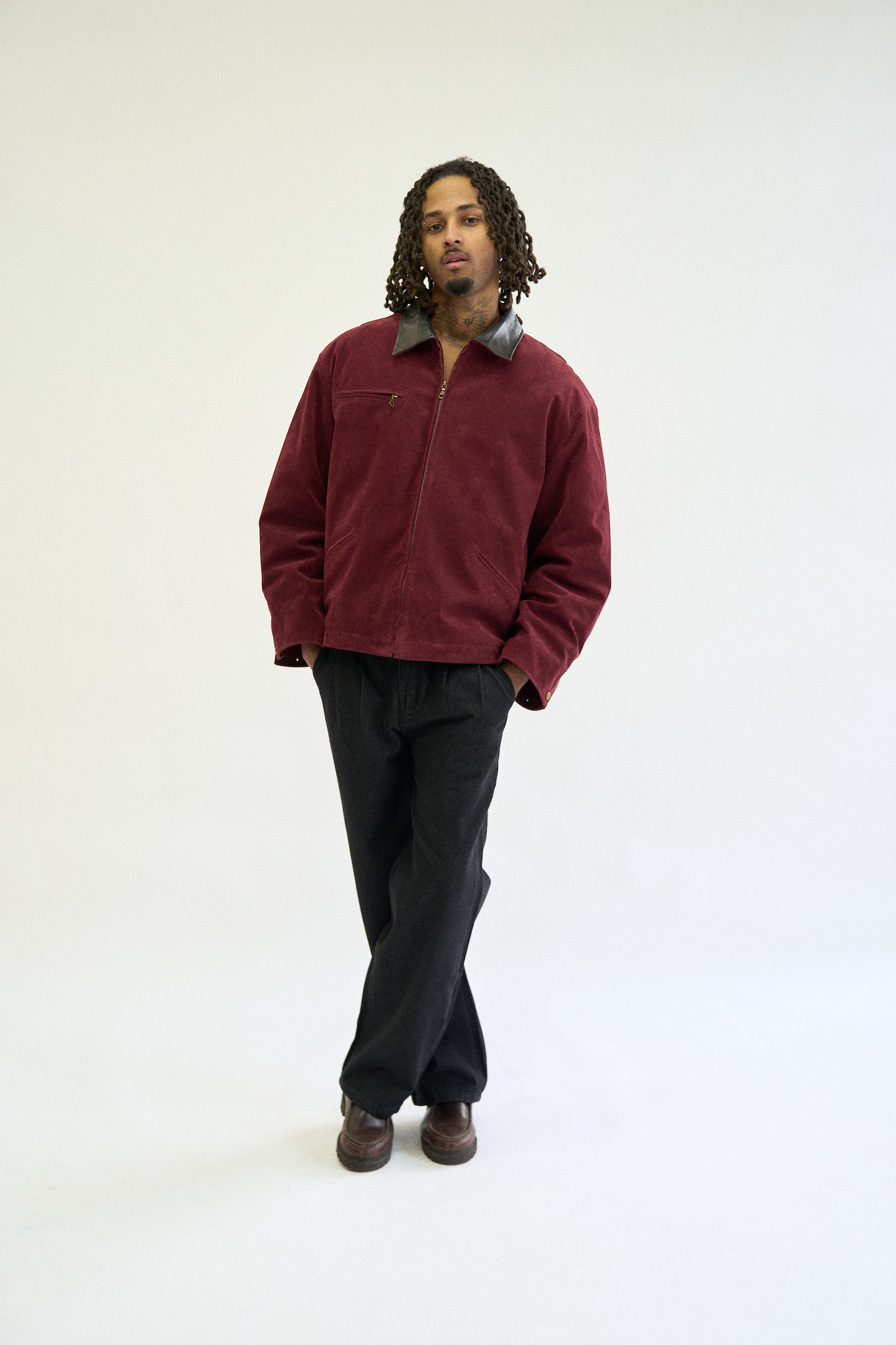BRUSHED WESTERN JACKET, VELVET