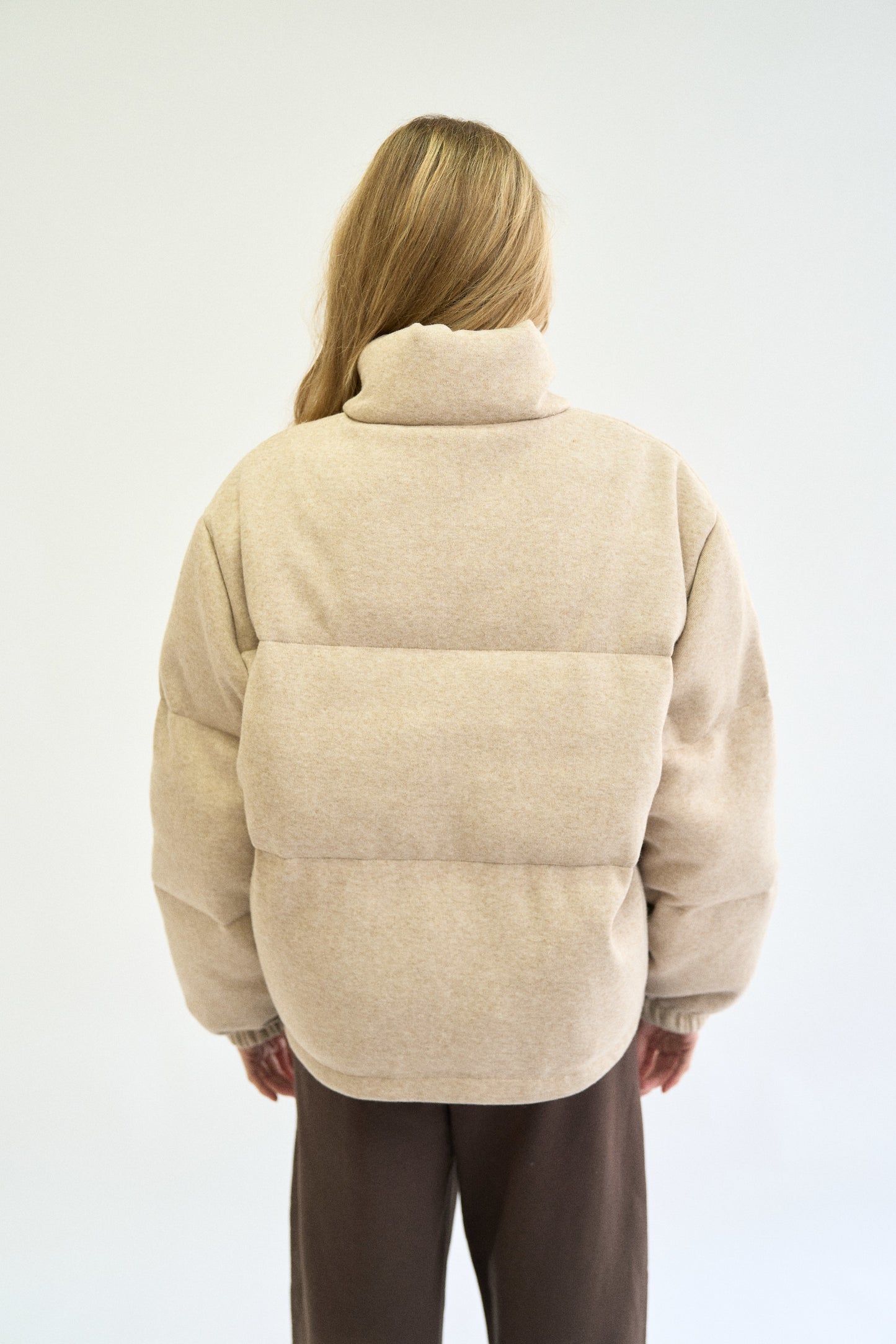JERSEY DOWN PUFFER JACKET