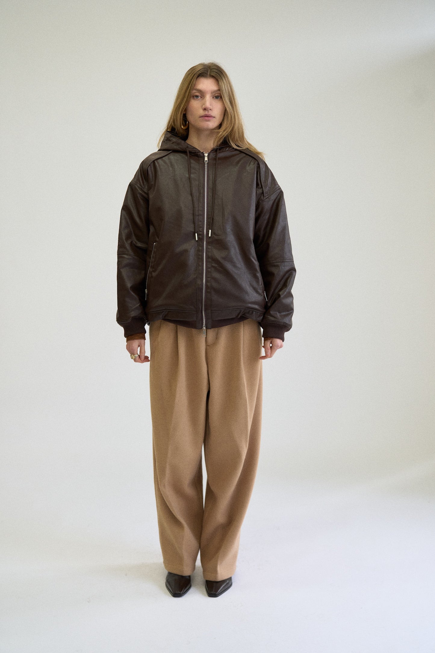 BOXER JACKET FAUX LEATHER