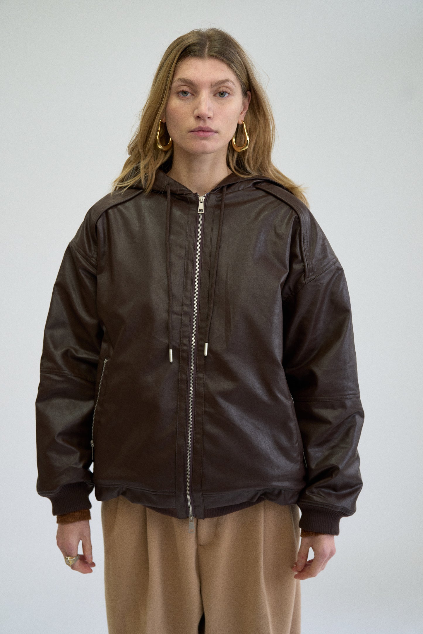 BOXER JACKET FAUX LEATHER