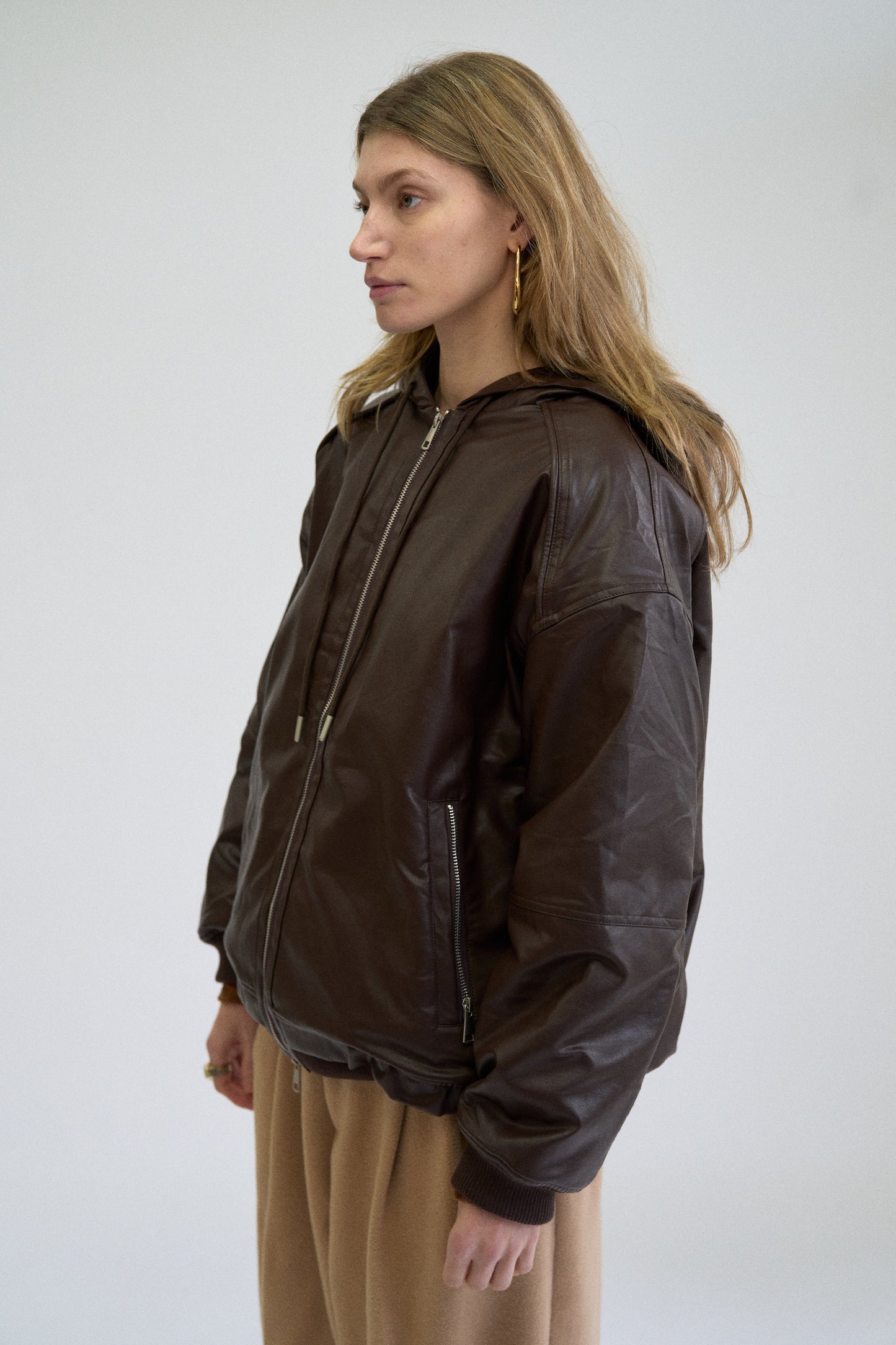 BOXER JACKET FAUX LEATHER
