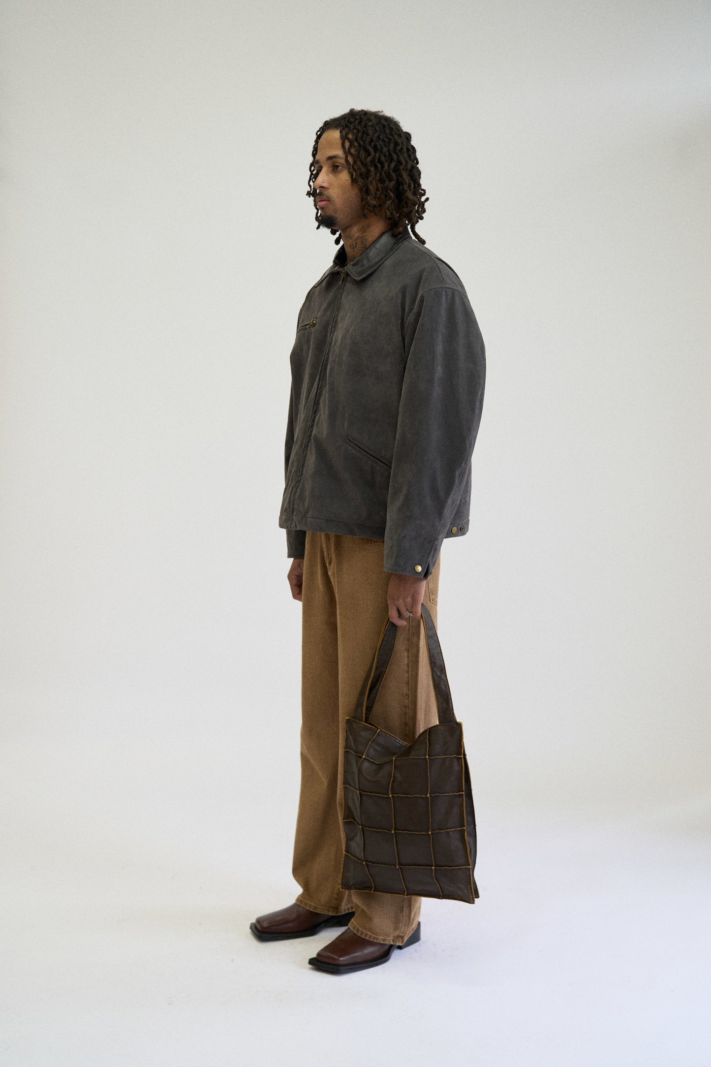 FINAL SALE | BRUSHED WESTERN JACKET, METAL