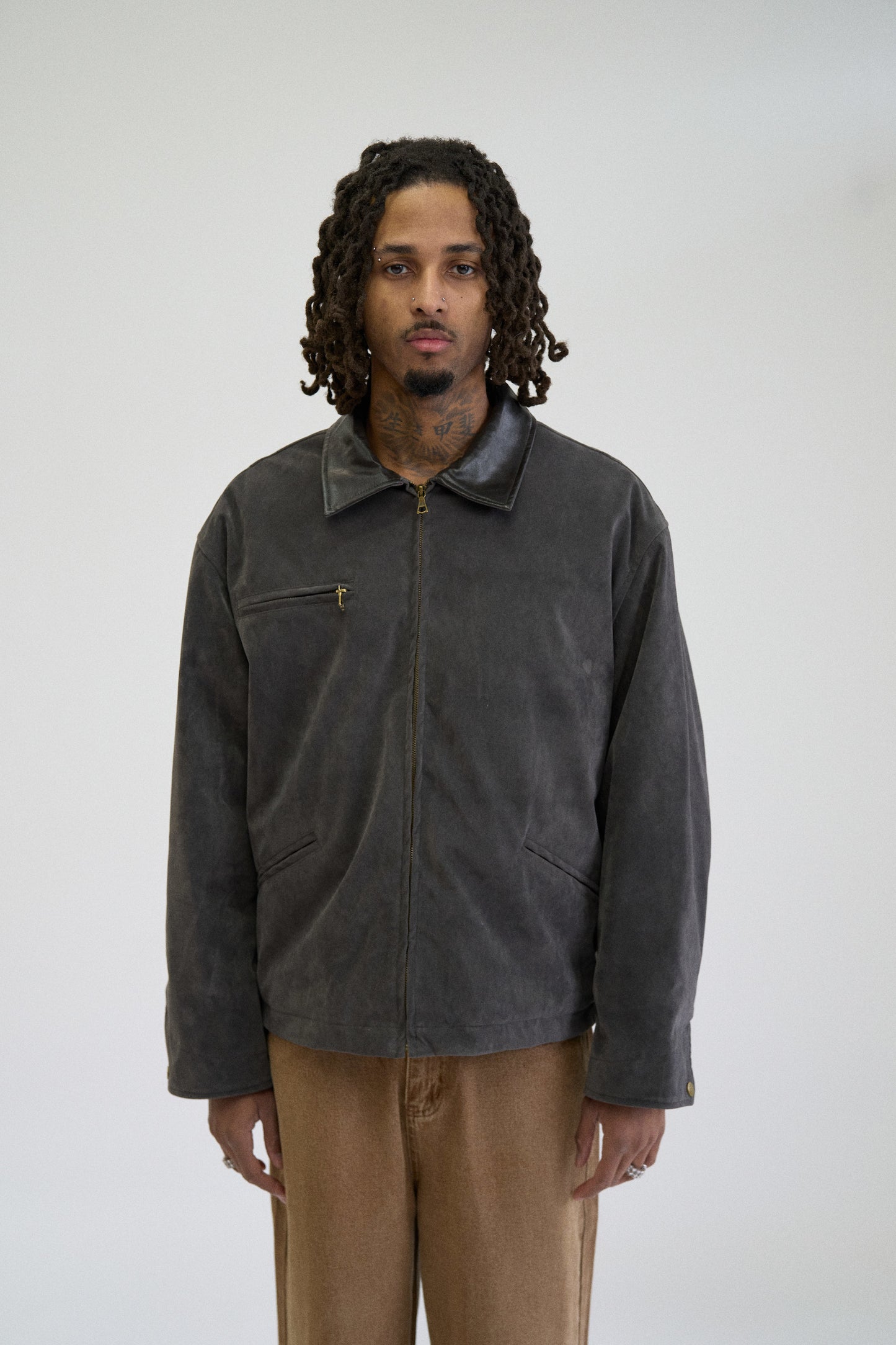 FINAL SALE | BRUSHED WESTERN JACKET, METAL