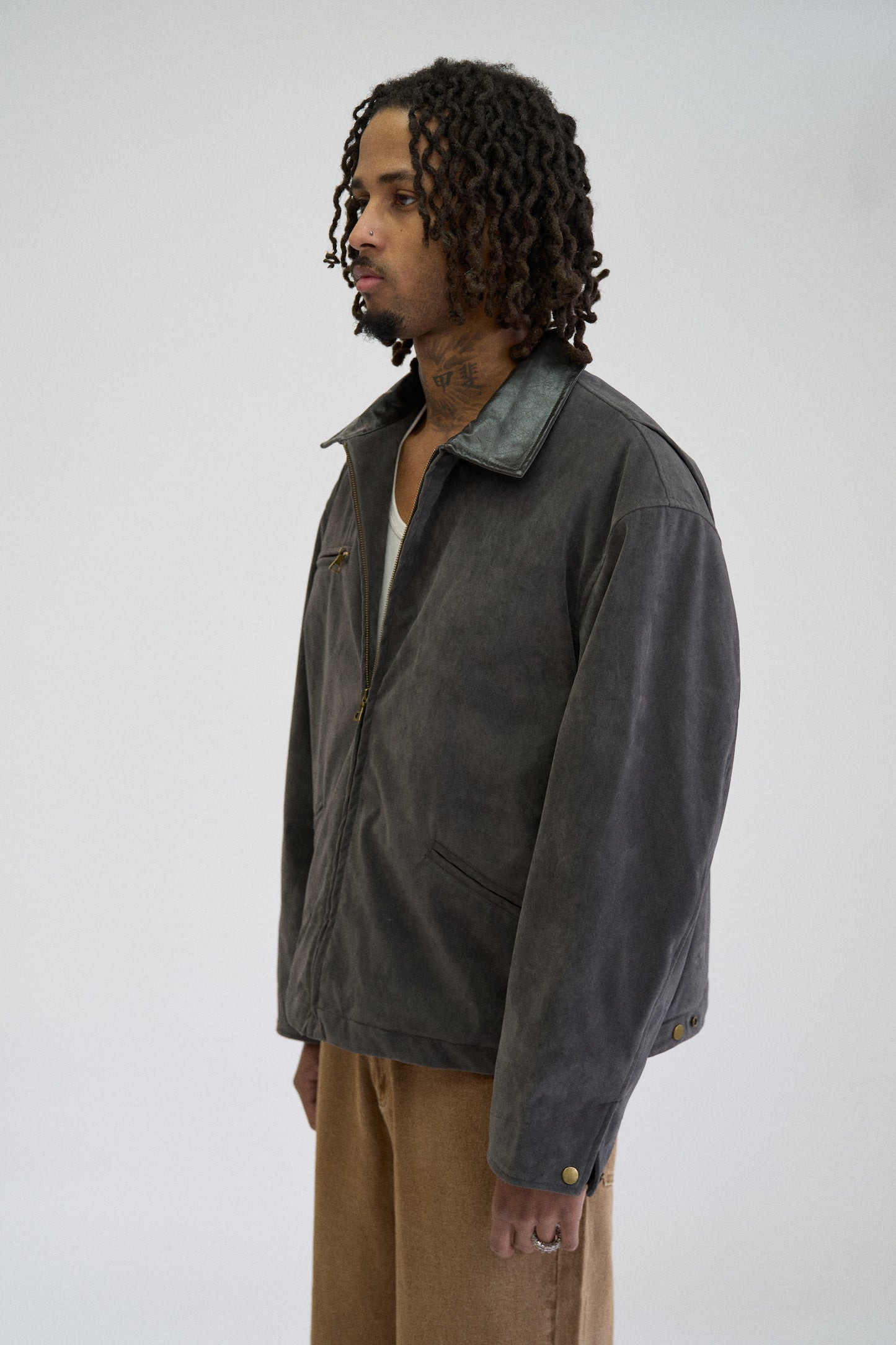 FINAL SALE | BRUSHED WESTERN JACKET, METAL