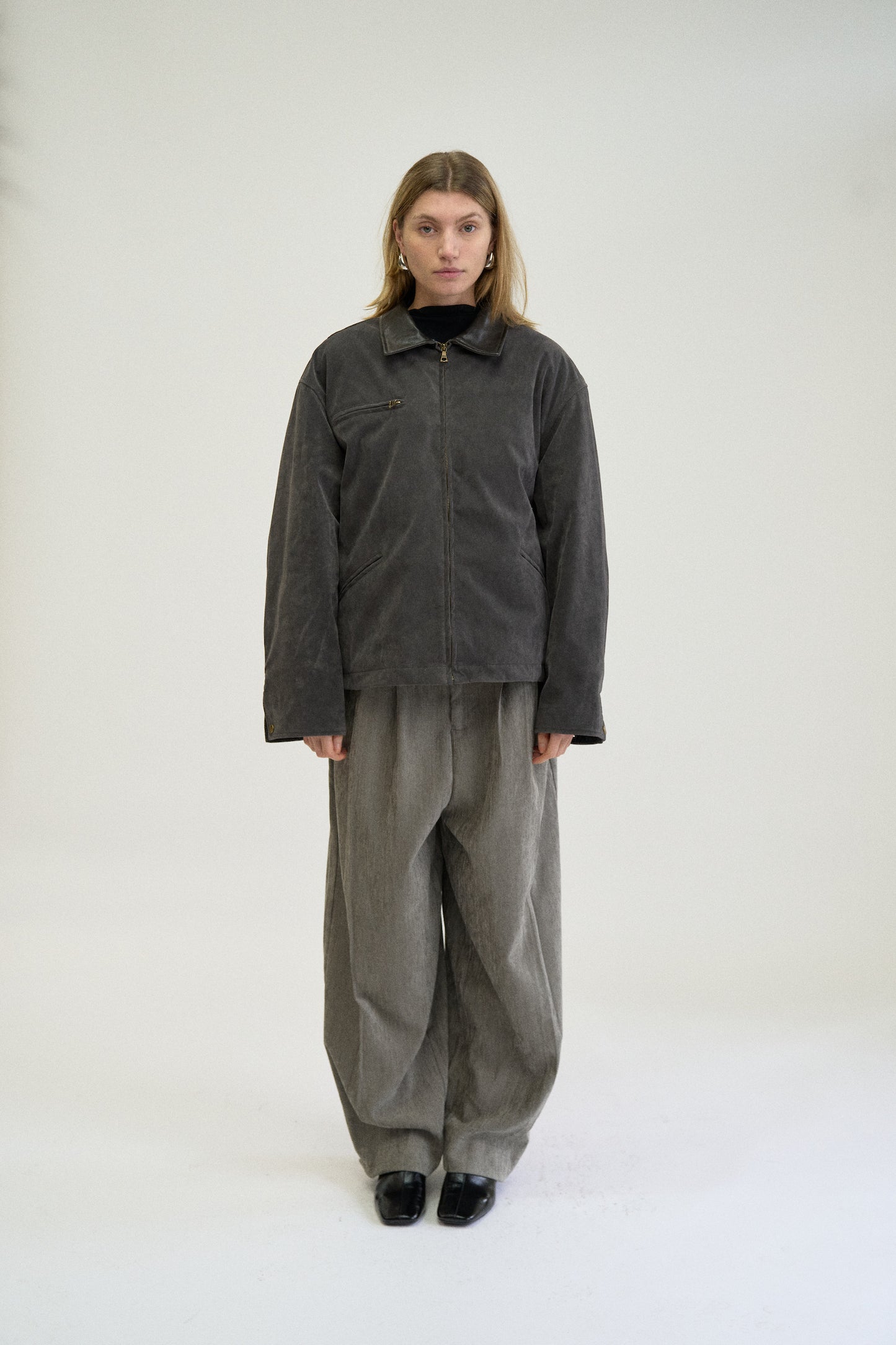 BRUSHED WESTERN JACKET, METAL