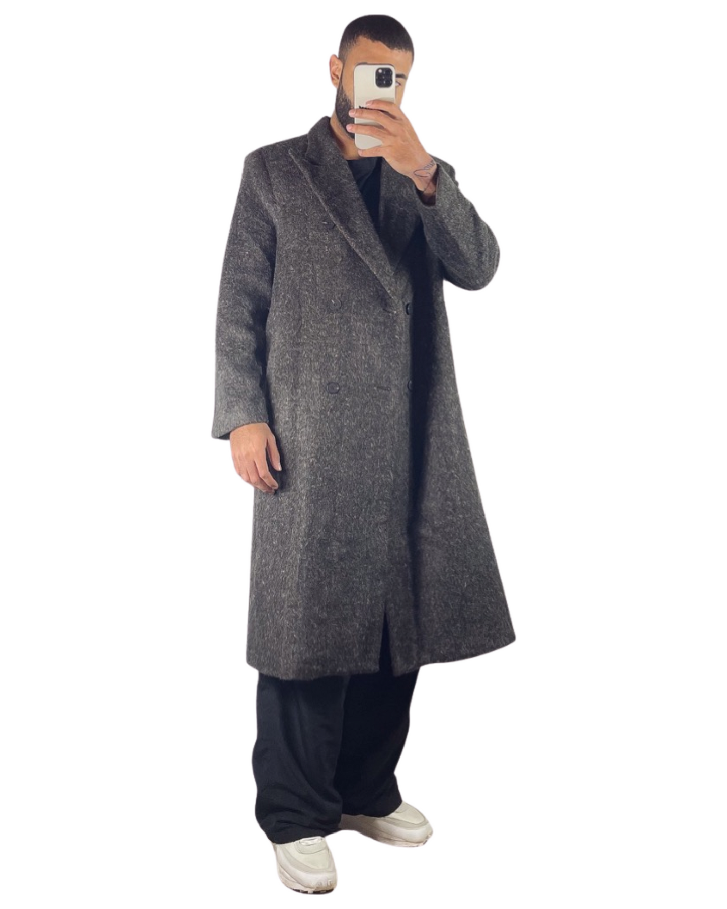 FINAL SALE | HERRINGBONE TRENCH