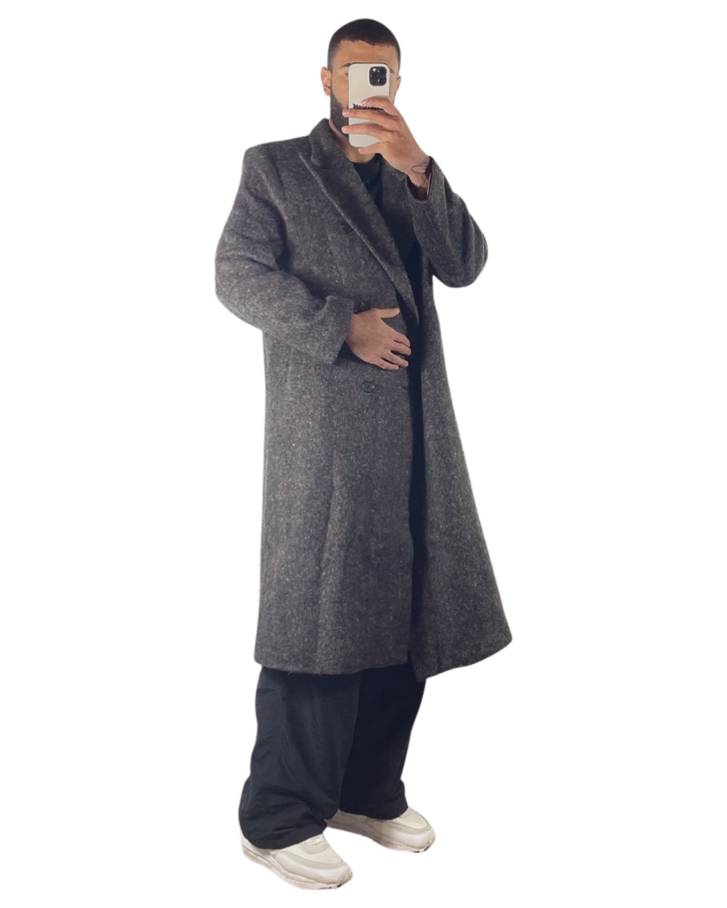 FINAL SALE | HERRINGBONE TRENCH