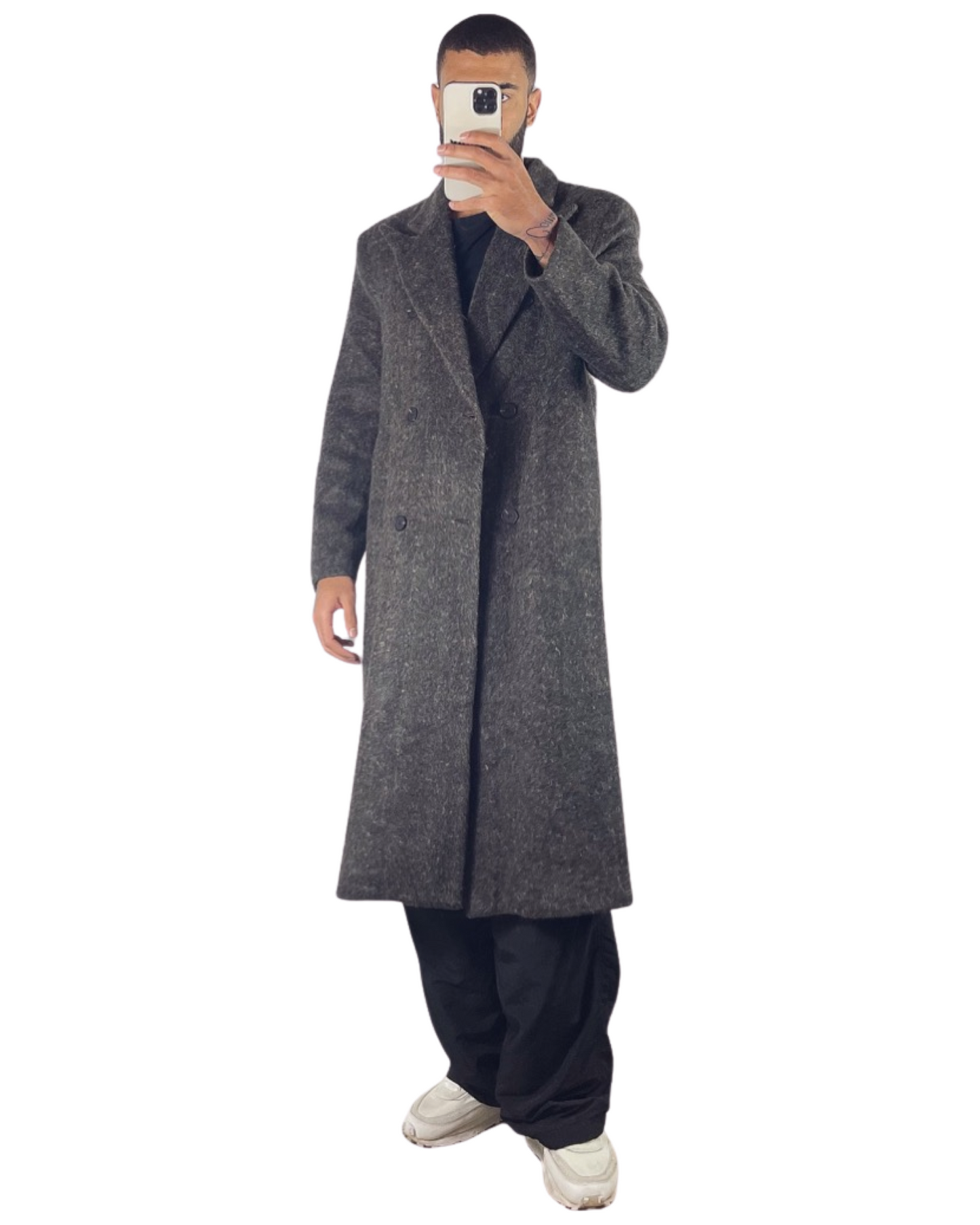 FINAL SALE | HERRINGBONE TRENCH