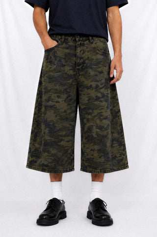 RECON WIDE-LEG SHORTS, CAMOUFLAGE