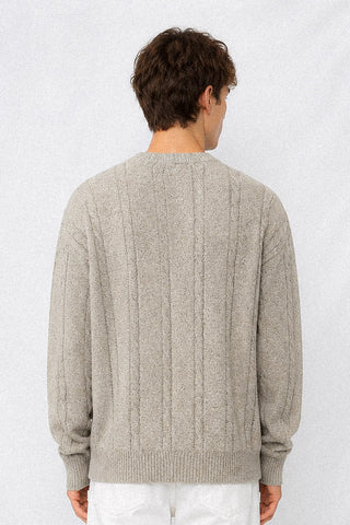 ALDEN CABLE HENLEY KNIT