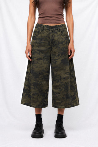 RECON WIDE-LEG SHORTS, CAMOUFLAGE