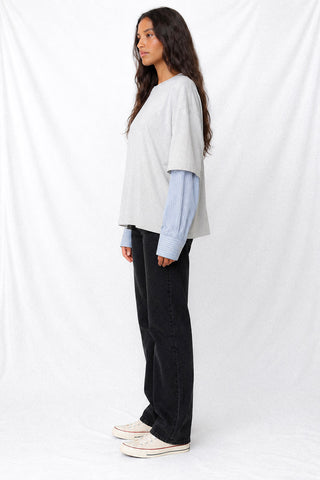 SHOVE-IT LAYERED T-SHIRT