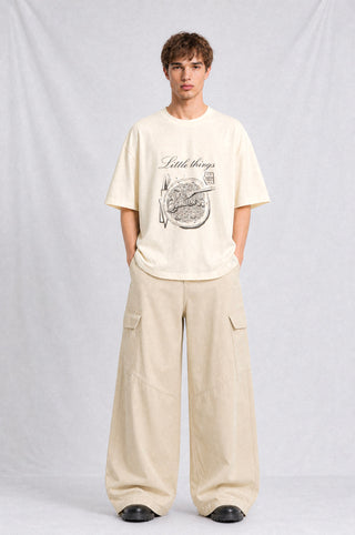 SUNDAY WIDE-LEG CARGO PANTS