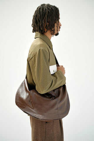 SLOUCH CROSSBODY BAG, BROWN