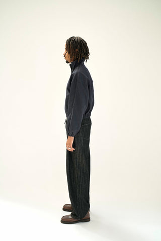 PINSTRIPE HARRINGTON JACKET