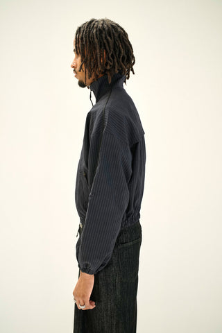 PINSTRIPE HARRINGTON JACKET