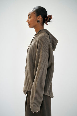 BEAULARES RIBBED HOODIE