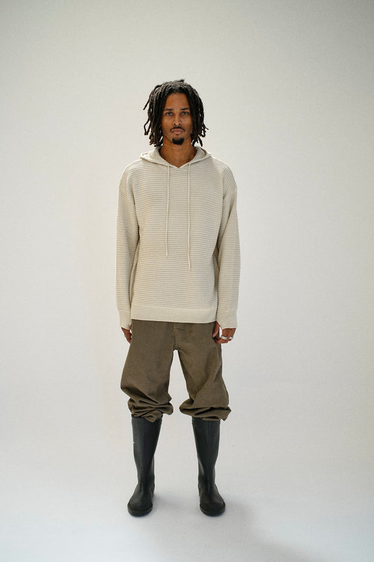 BEAULARES RIBBED HOODIE