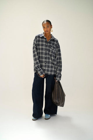 OVERSIZED PLAID SHIRT