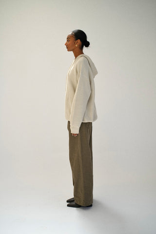 BEAULARES RIBBED HOODIE