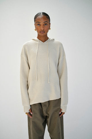 BEAULARES RIBBED HOODIE