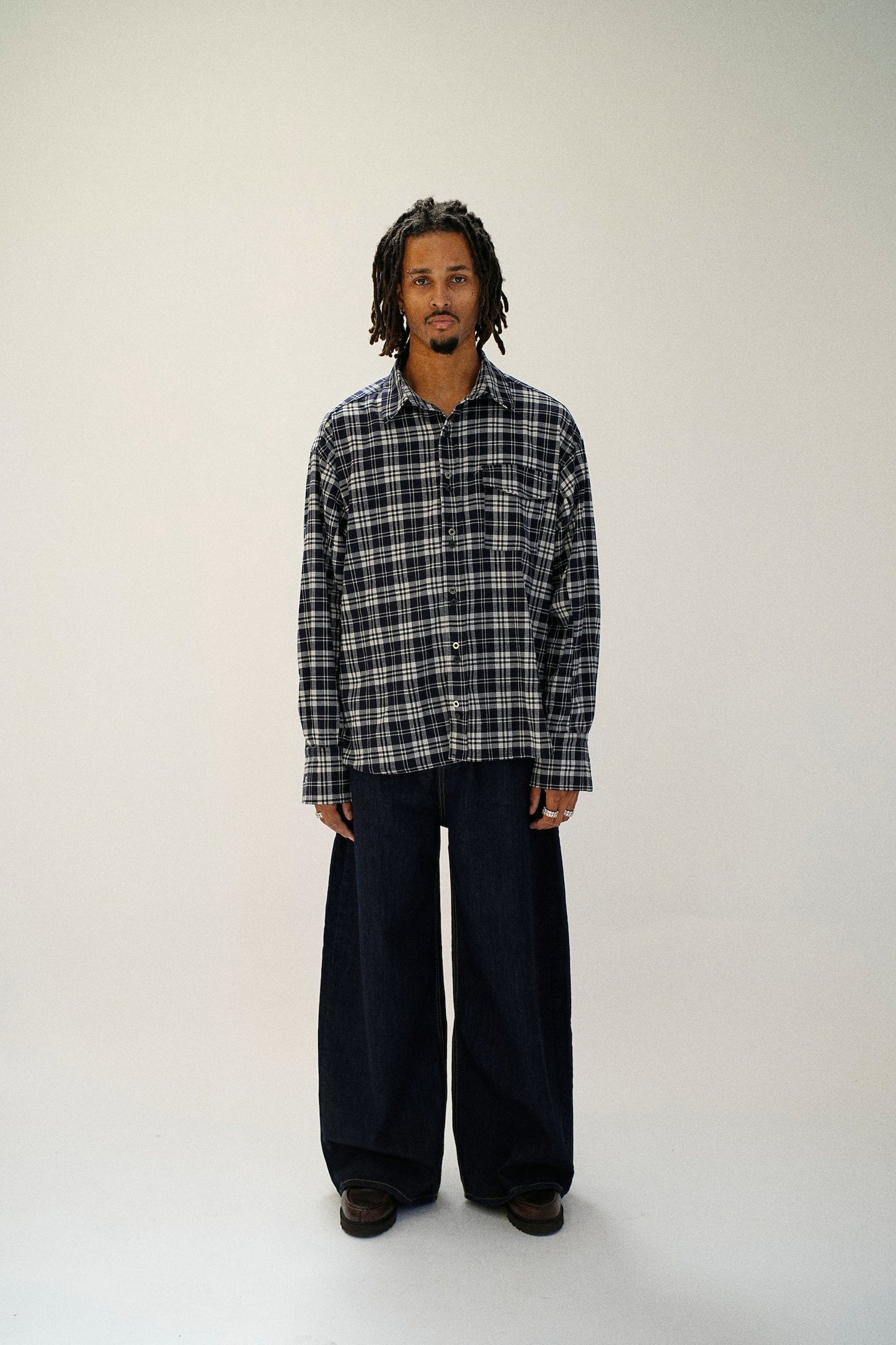 FINAL SALE | OVERSIZED PLAID CHECK