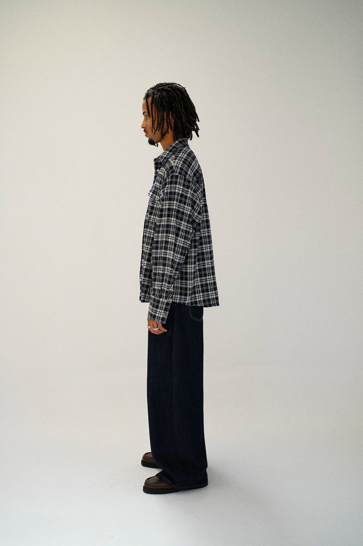 FINAL SALE | OVERSIZED PLAID CHECK