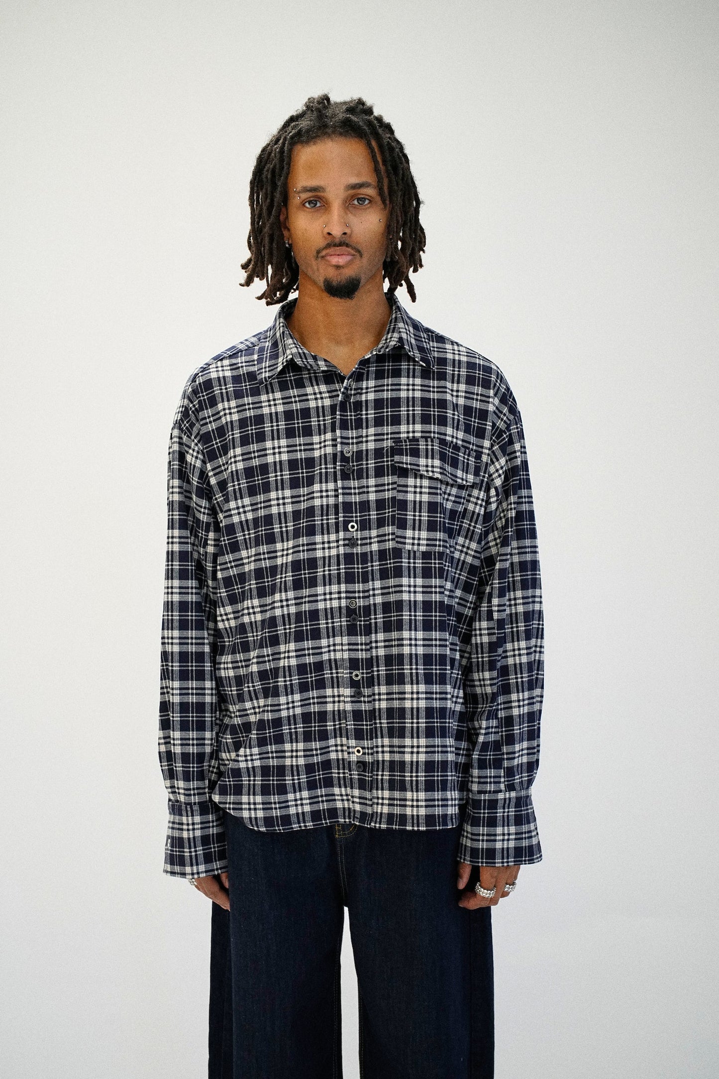 FINAL SALE | OVERSIZED PLAID CHECK