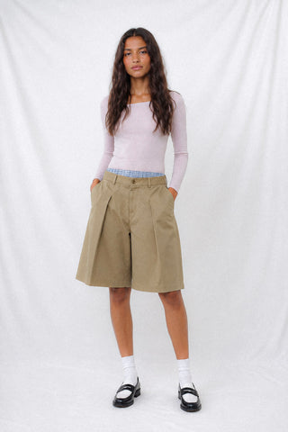 BAYSWATER PLEATED SHORTS
