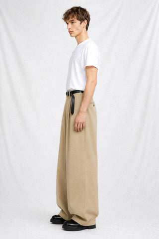 PLEATED DUST TROUSERS