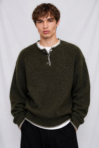 EVERGROVE HENLEY KNIT