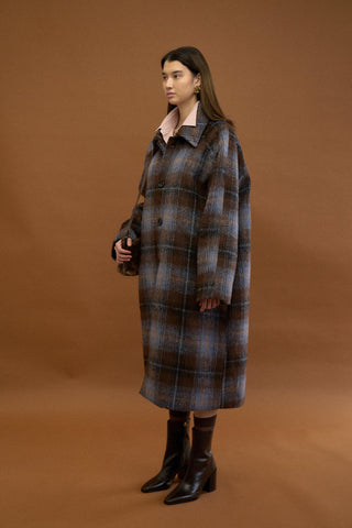BUCKINGHAM PLAID OVERCOAT