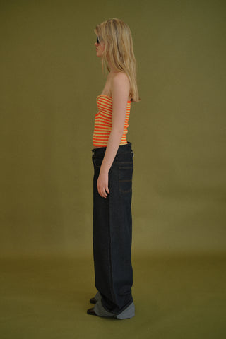 TWISTED KNIT TUBE TOP