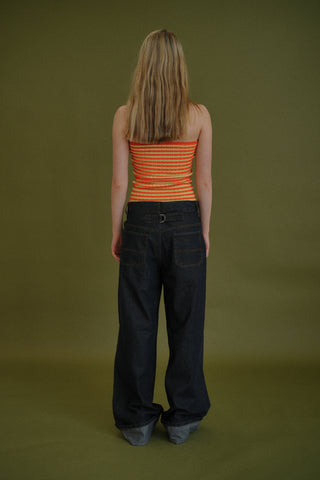 TWISTED KNIT TUBE TOP