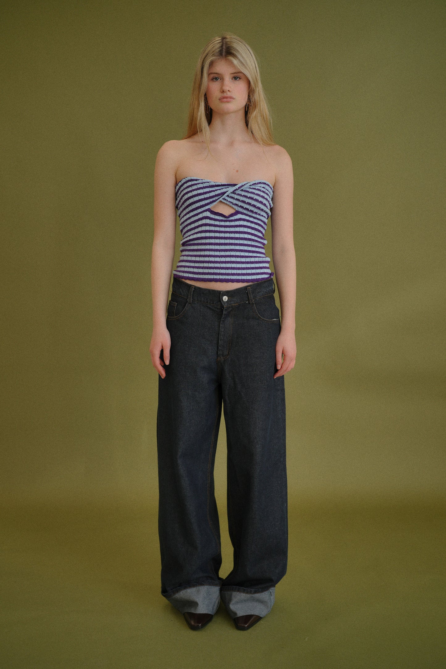 FINAL SALE | TWISTED KNIT TUBE TOP