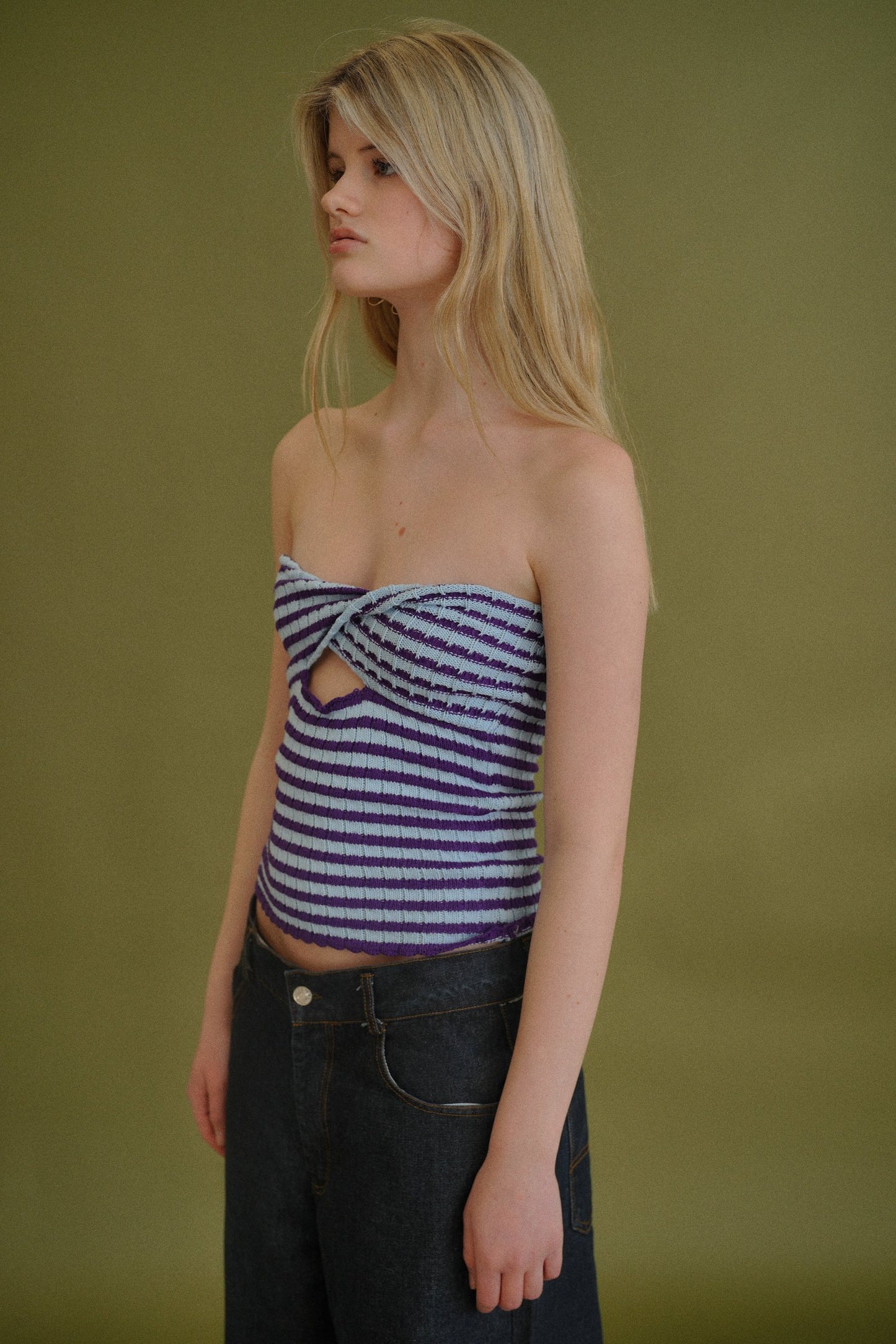 FINAL SALE | TWISTED KNIT TUBE TOP