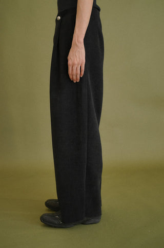 FINAL SALE | PLEATED POINT TROURSER