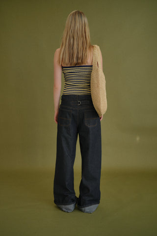 TWISTED KNIT TUBE TOP