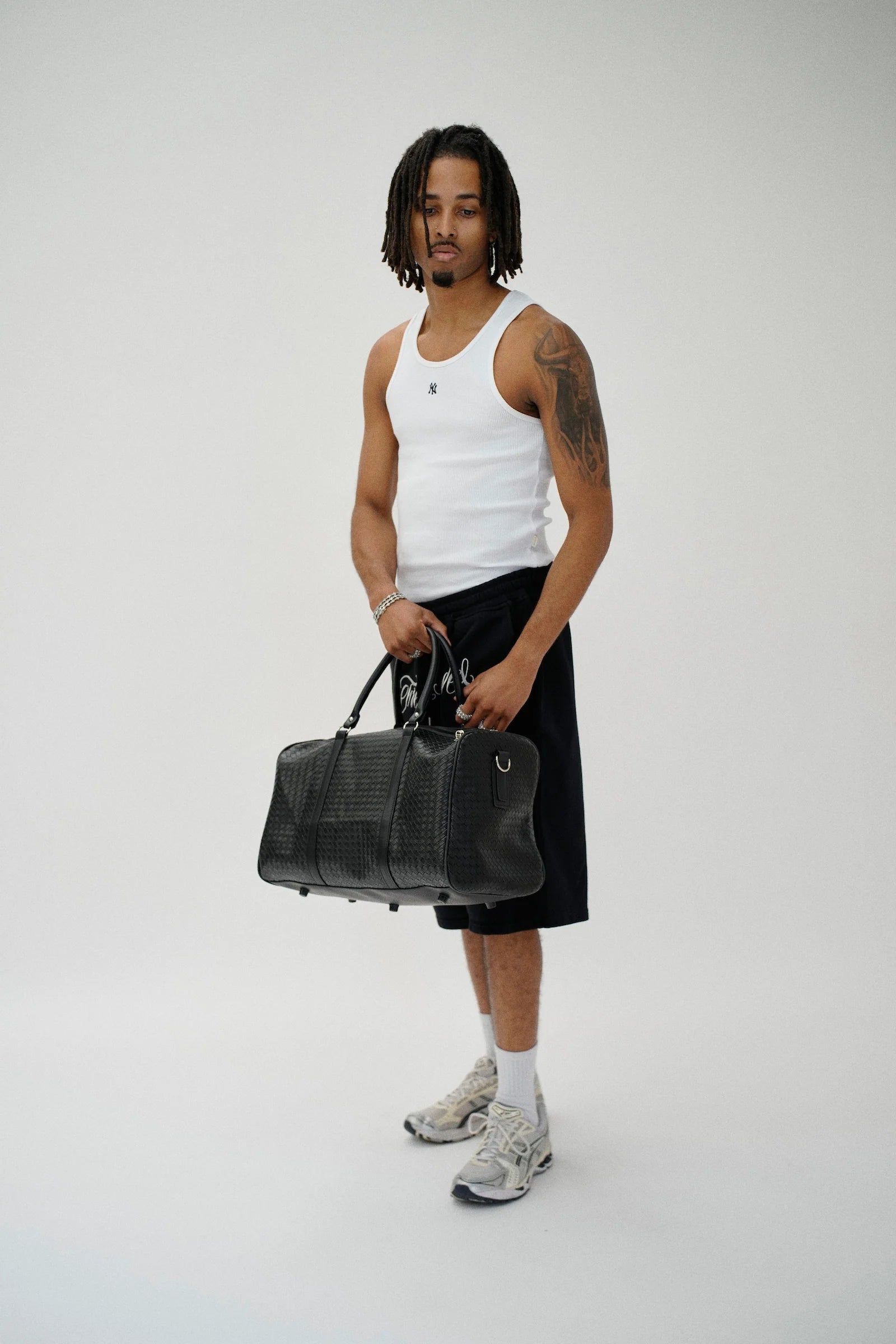 バッグ Beaulares woven duffle bag WOVEN DUFFLE BAG – Beaulares