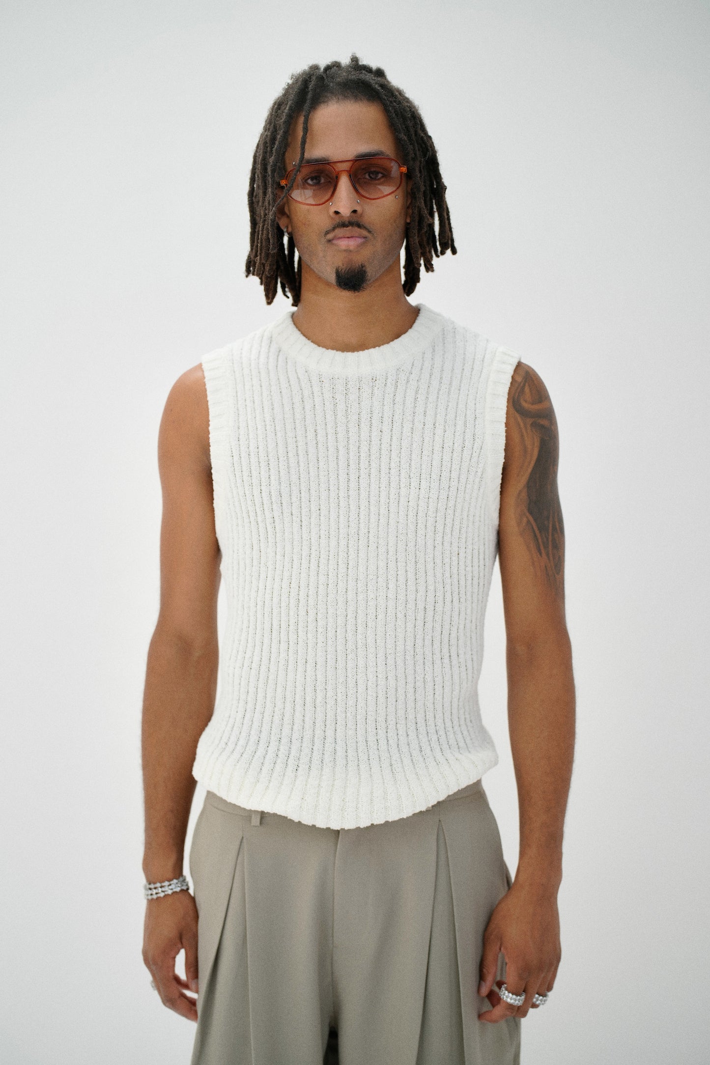 TOWEL KNIT VEST