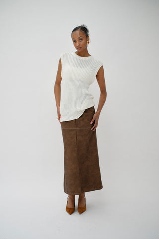 TOWEL KNIT VEST