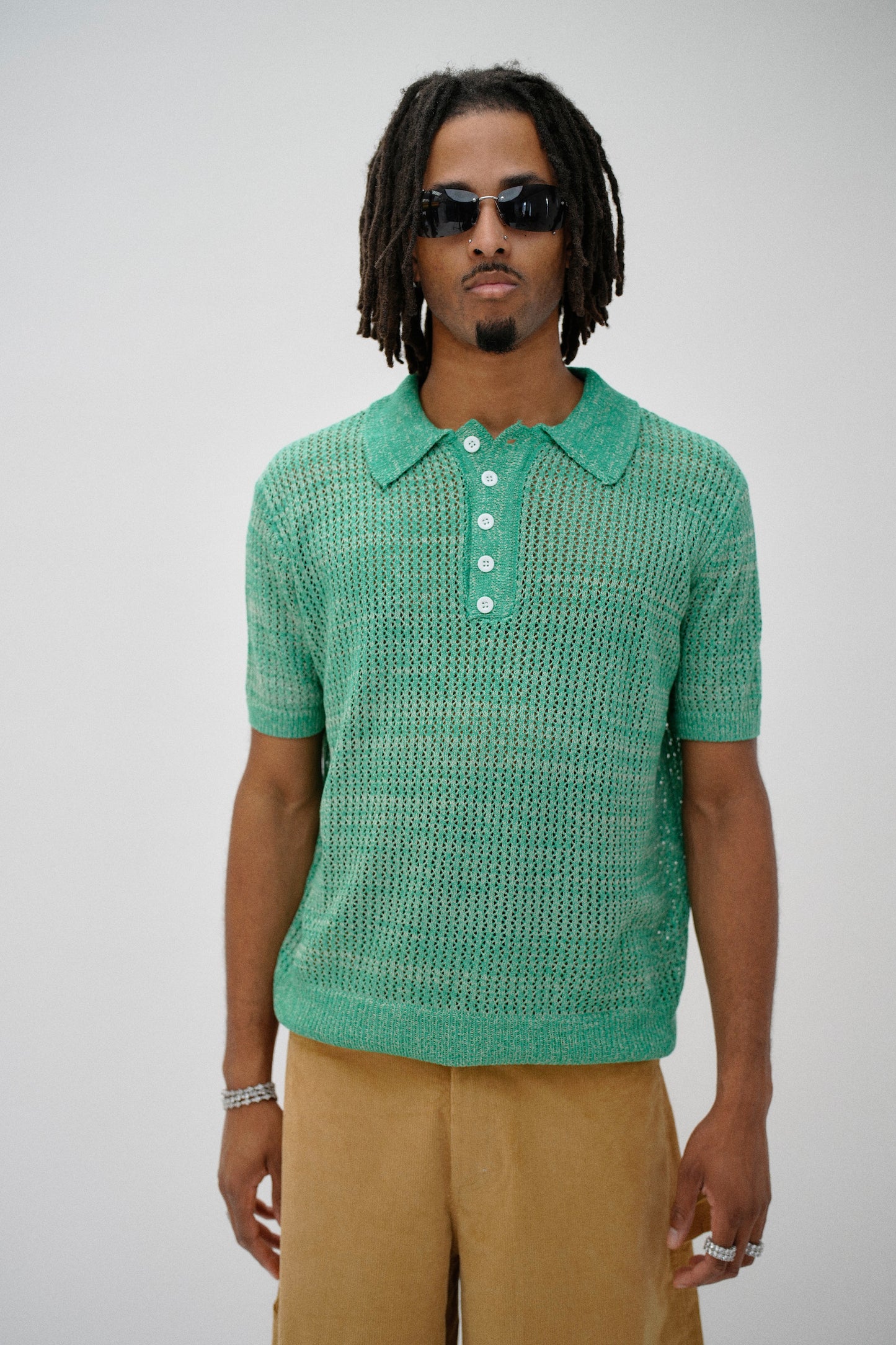 LEMONE CROCHET POLO