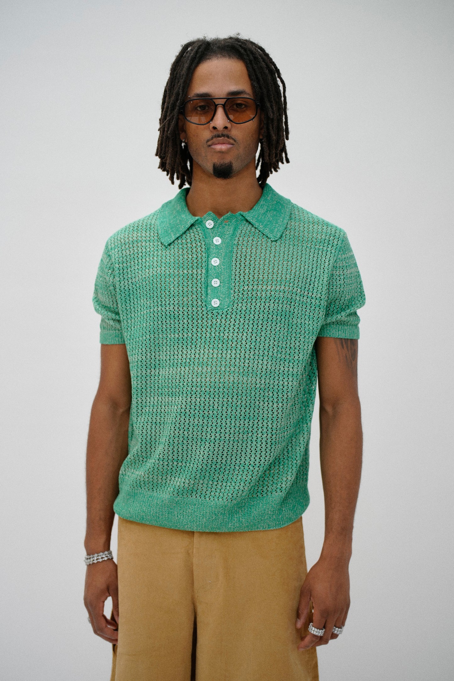 LEMONE CROCHET POLO