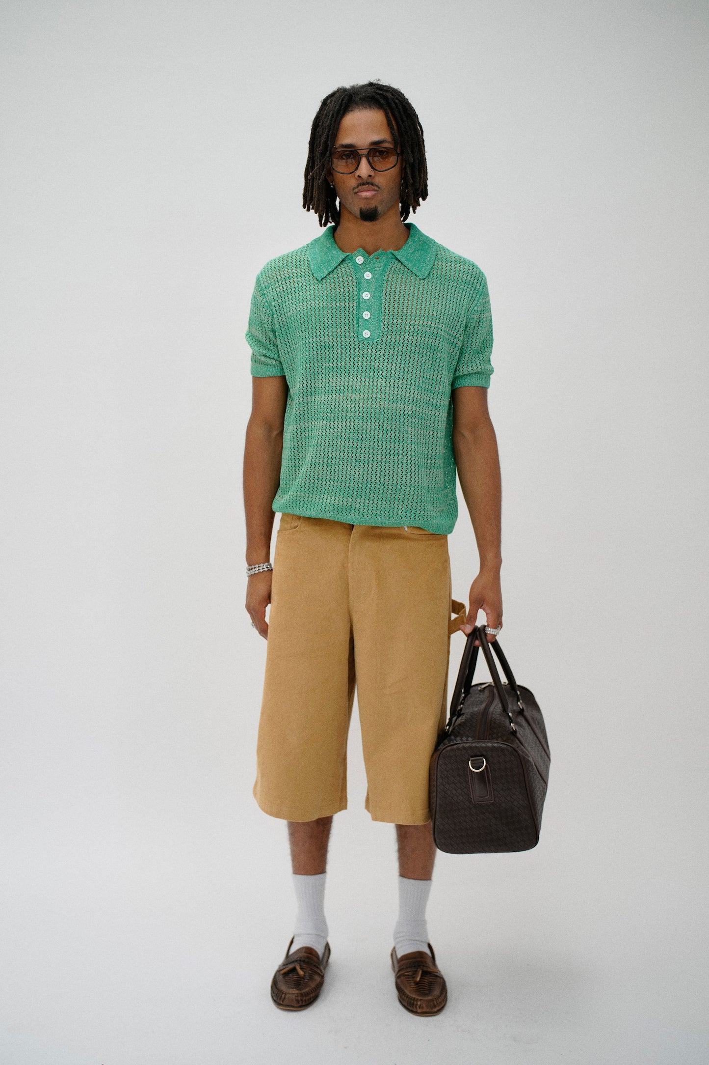 LEMONE CROCHET POLO