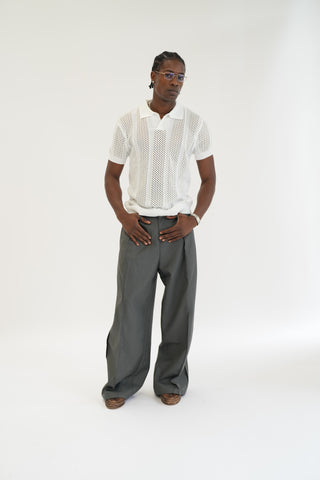 HOLLOW POLO SHIRT