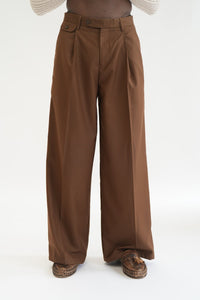 FINAL SALE | CARAMEL TROUSER
