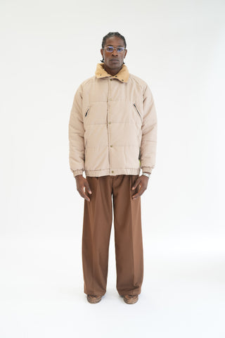 WOOLLY REVERSE COLLAR JACKET