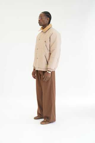 WOOLLY REVERSE COLLAR JACKET