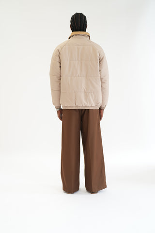 WOOLLY REVERSE COLLAR JACKET